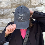 Black Denim Cap - Logo "Dogs & Wine Make Everything Fine"