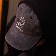 Black Denim Cap - Logo "Dogs. Because People Suck"