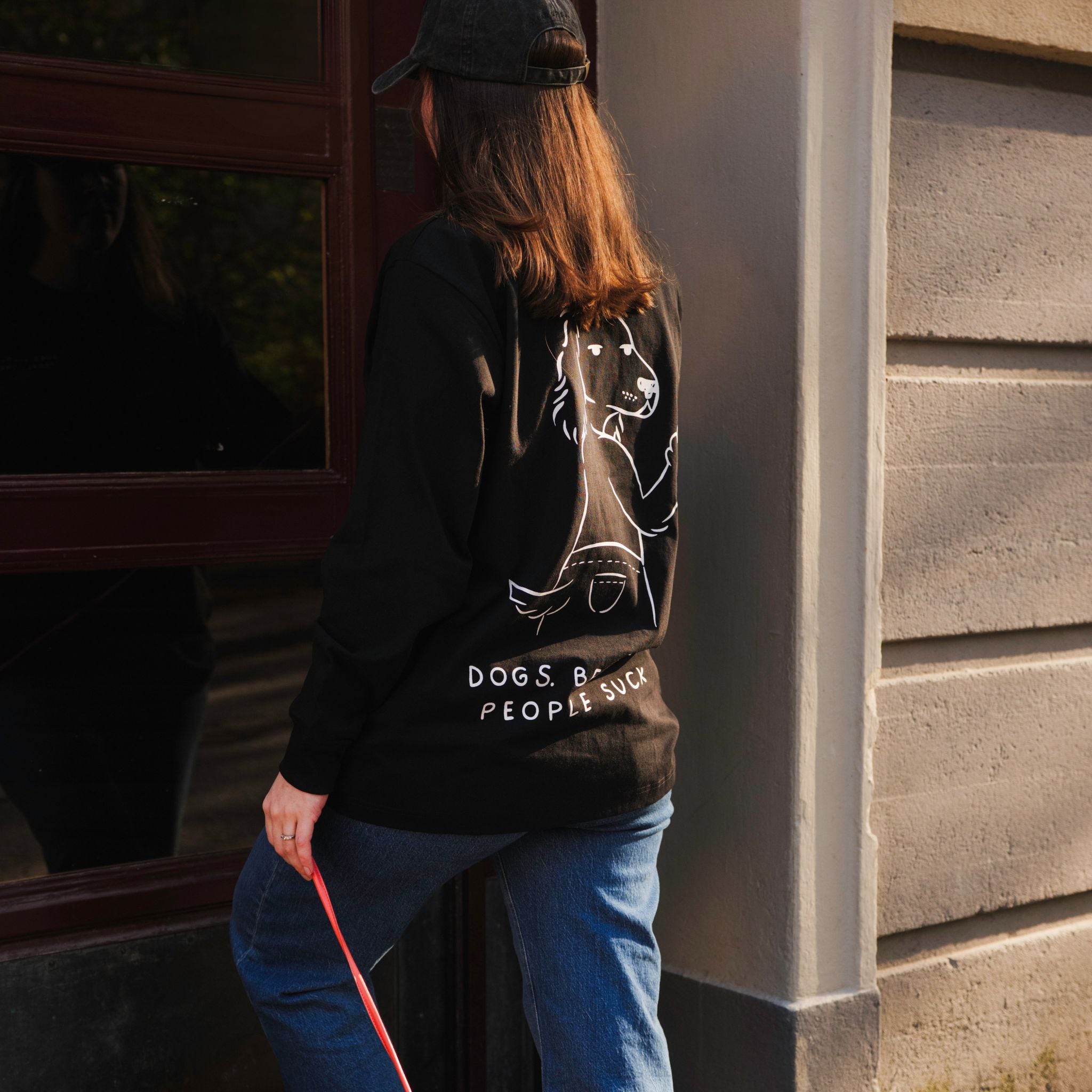 Black Long Sleeve - Dogs. Because People Suck