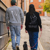 Grey Sweatshirt - Dogs & Wine Make Everything Fine