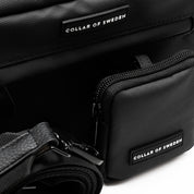 Black Water Repellent Dog Walking Bag - Crossbody