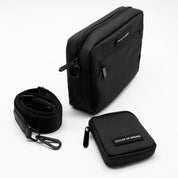 Black Water Repellent Dog Walking Bag - Crossbody