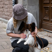 Brown Denim Bucket Hat - Dogs & Wine Make Everything Fine