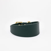 Dark Green Dog Collar Wide