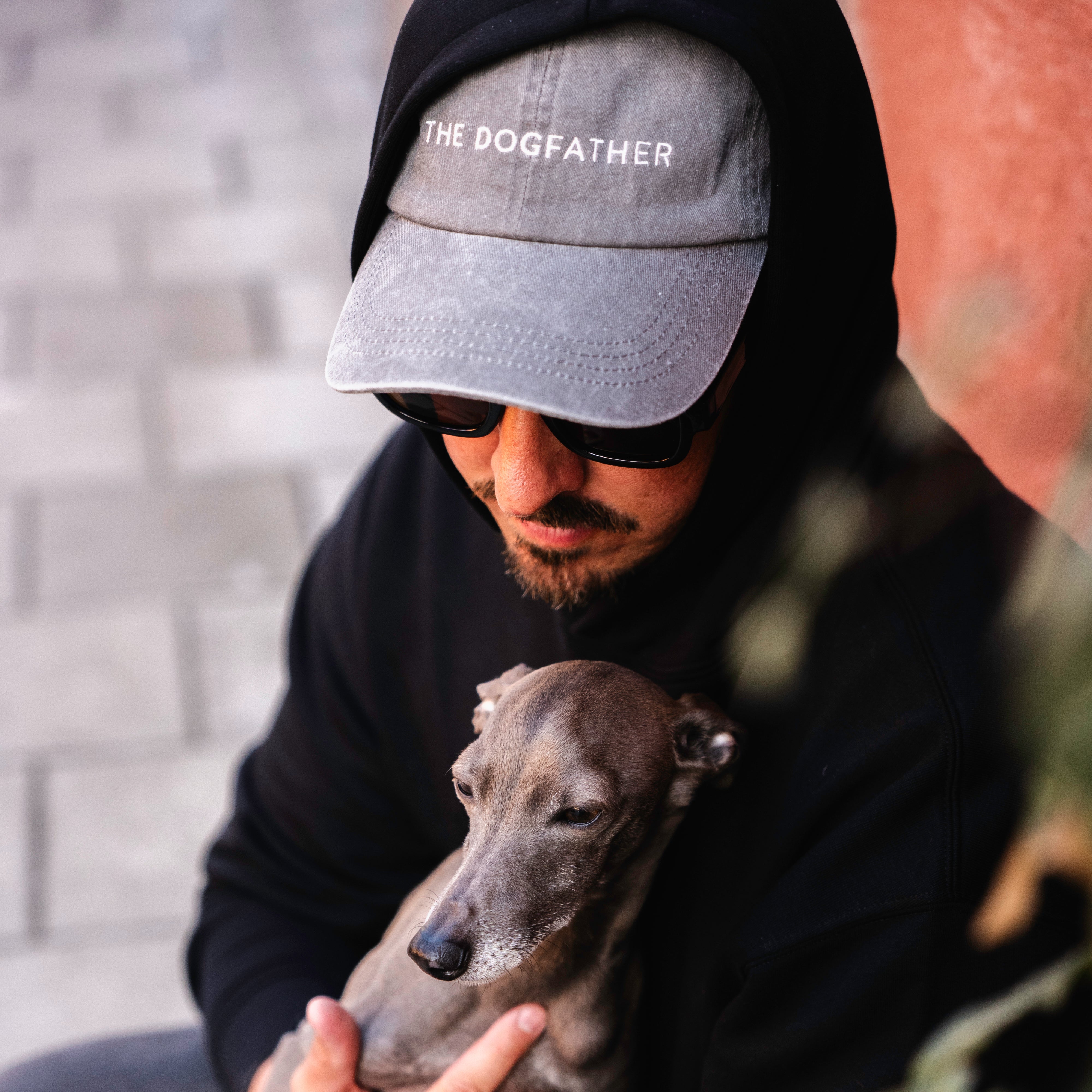 Grey Denim Cap - The Dogfather