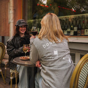 Grey Sweatshirt - Dogs & Wine Make Everything Fine