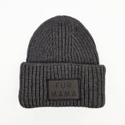 Grey Wool Beanie -  Fur Mama