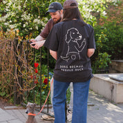 Vintage Black T-shirt - Dogs. Because People Suck