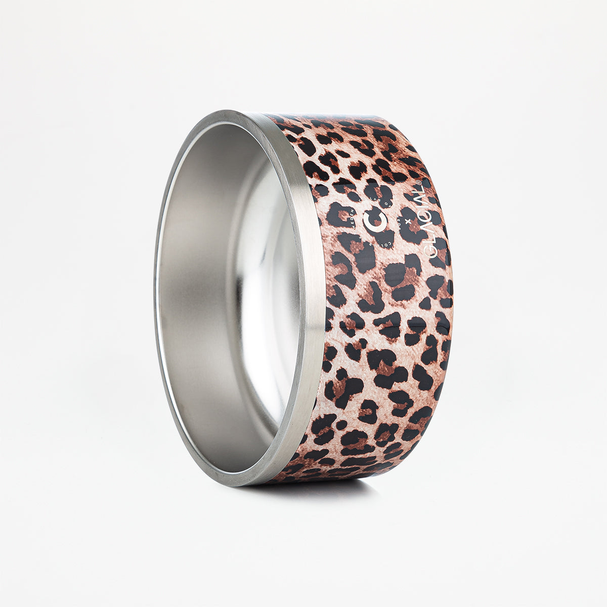 Leopard Dog Bowl