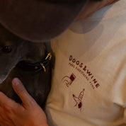 Off-White Long Sleeve - Dogs & Wine Make Everything Fine