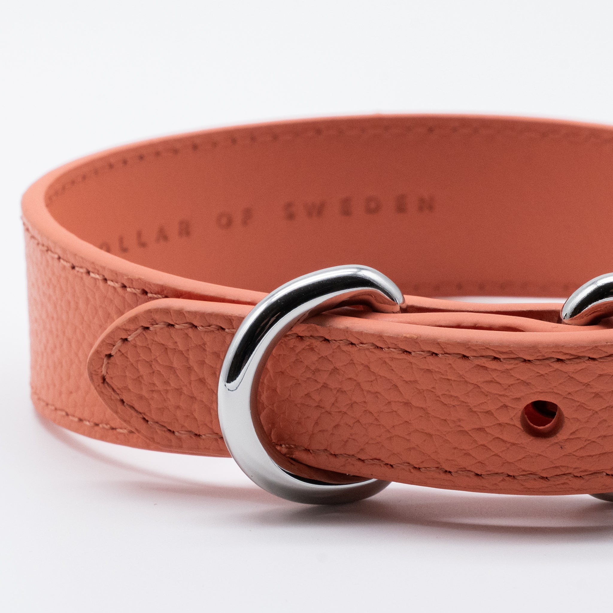 Peach Dog Collar Thin