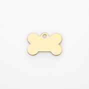 Engraved Dog Tag - Premium Gold Bone