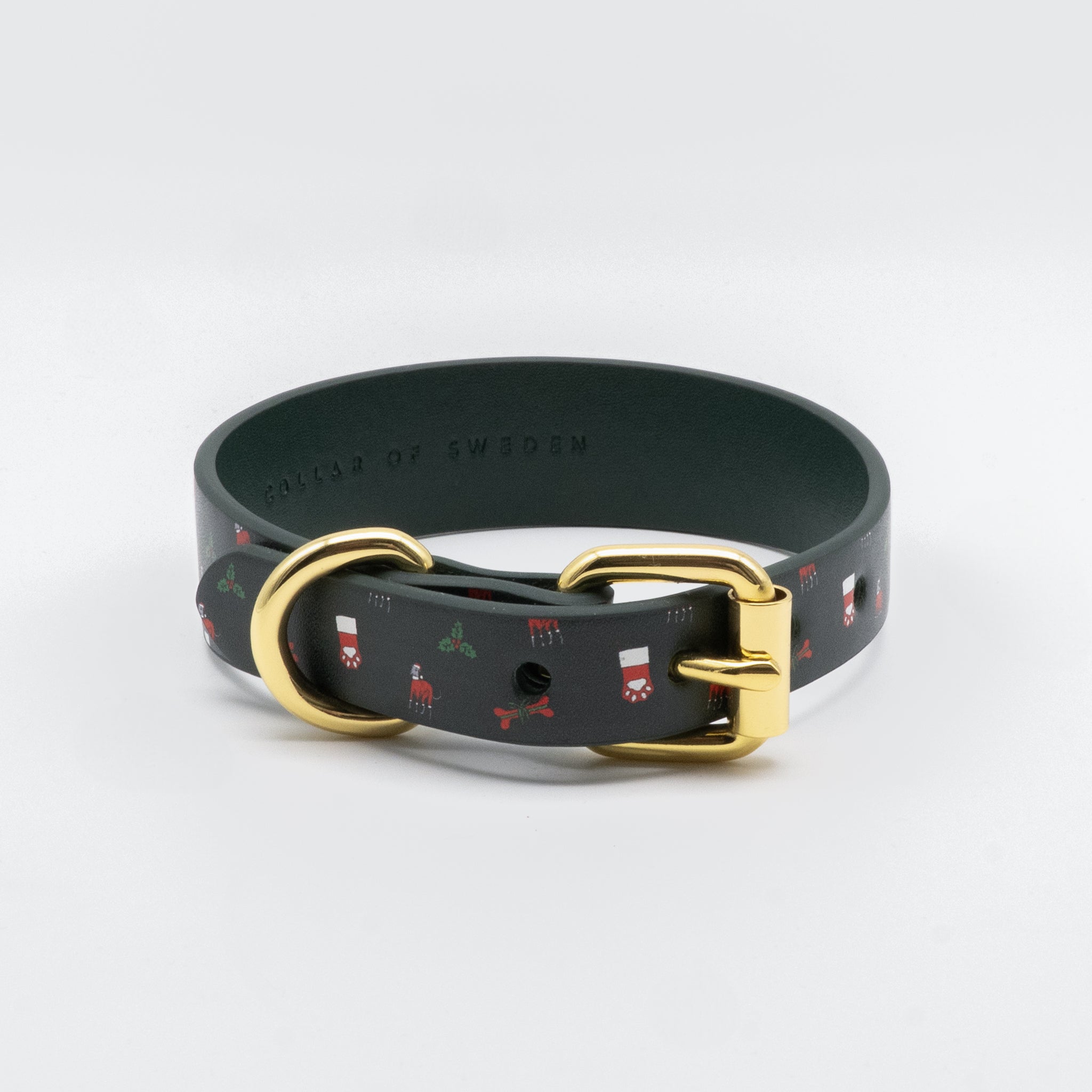 Santa Paws Christmas Dog Collar Thin