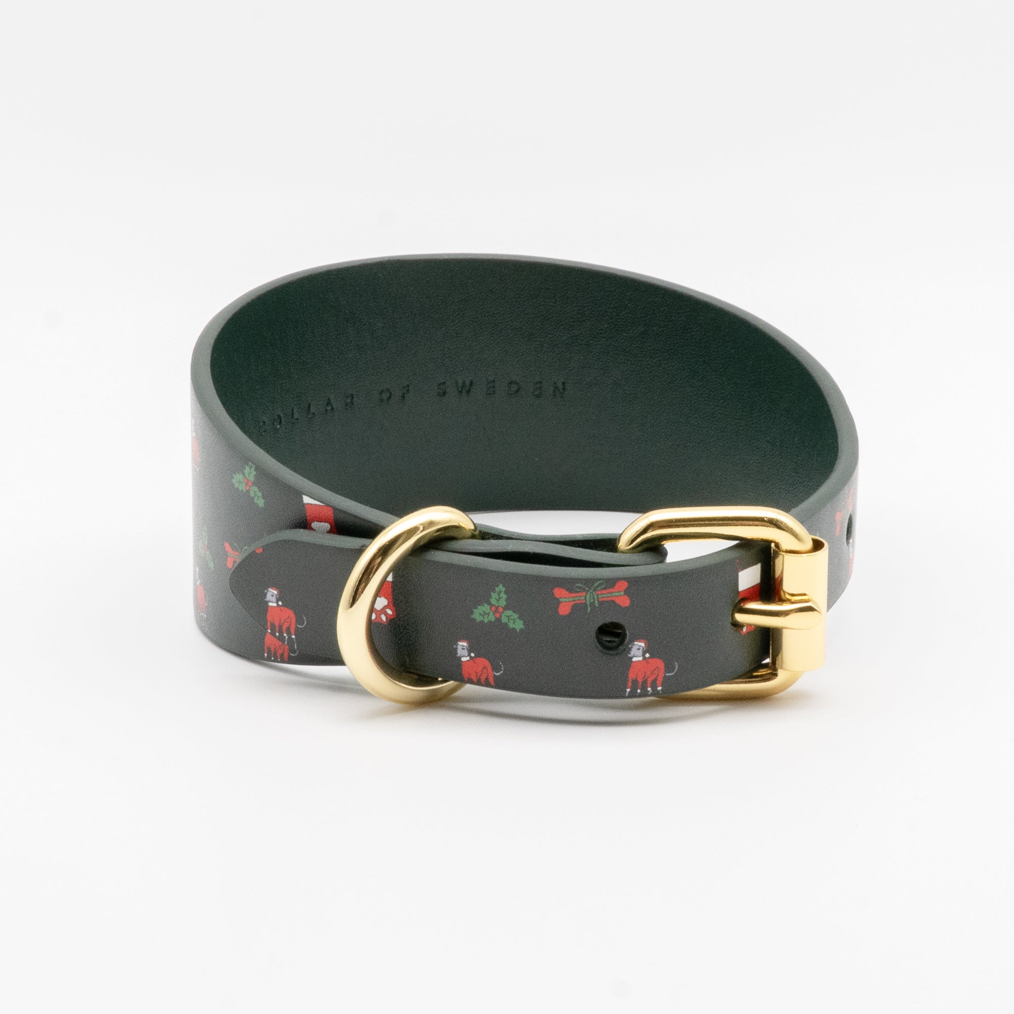 Santa Paws Christmas Dog Collar Wide