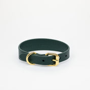 image - Dark Green Vegan Collar Large Thin