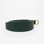 image - Dark Green Leather Martingale Large Wide
