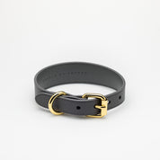 image - Dark Grey Vegan Collar Large Thin